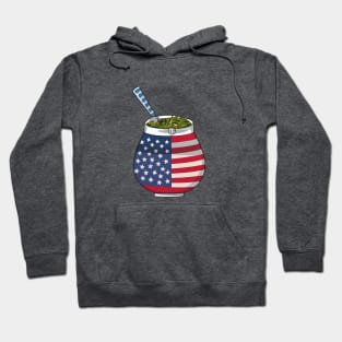 Yerba Mate USA Flag Hoodie